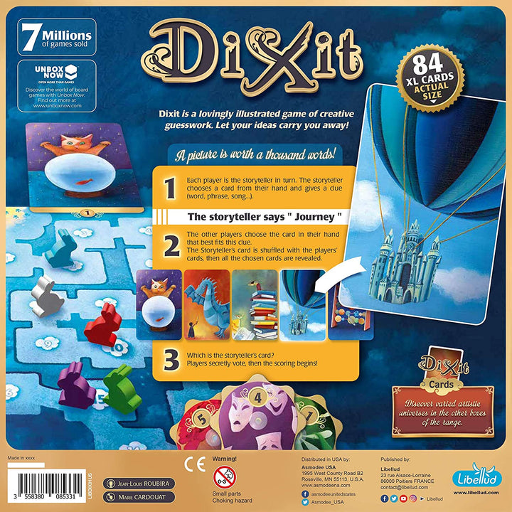 Libellud UNBOX NOW | Dixit (2021) | Board Game | Ages 8+ | 3 to 8 Players | 30 M