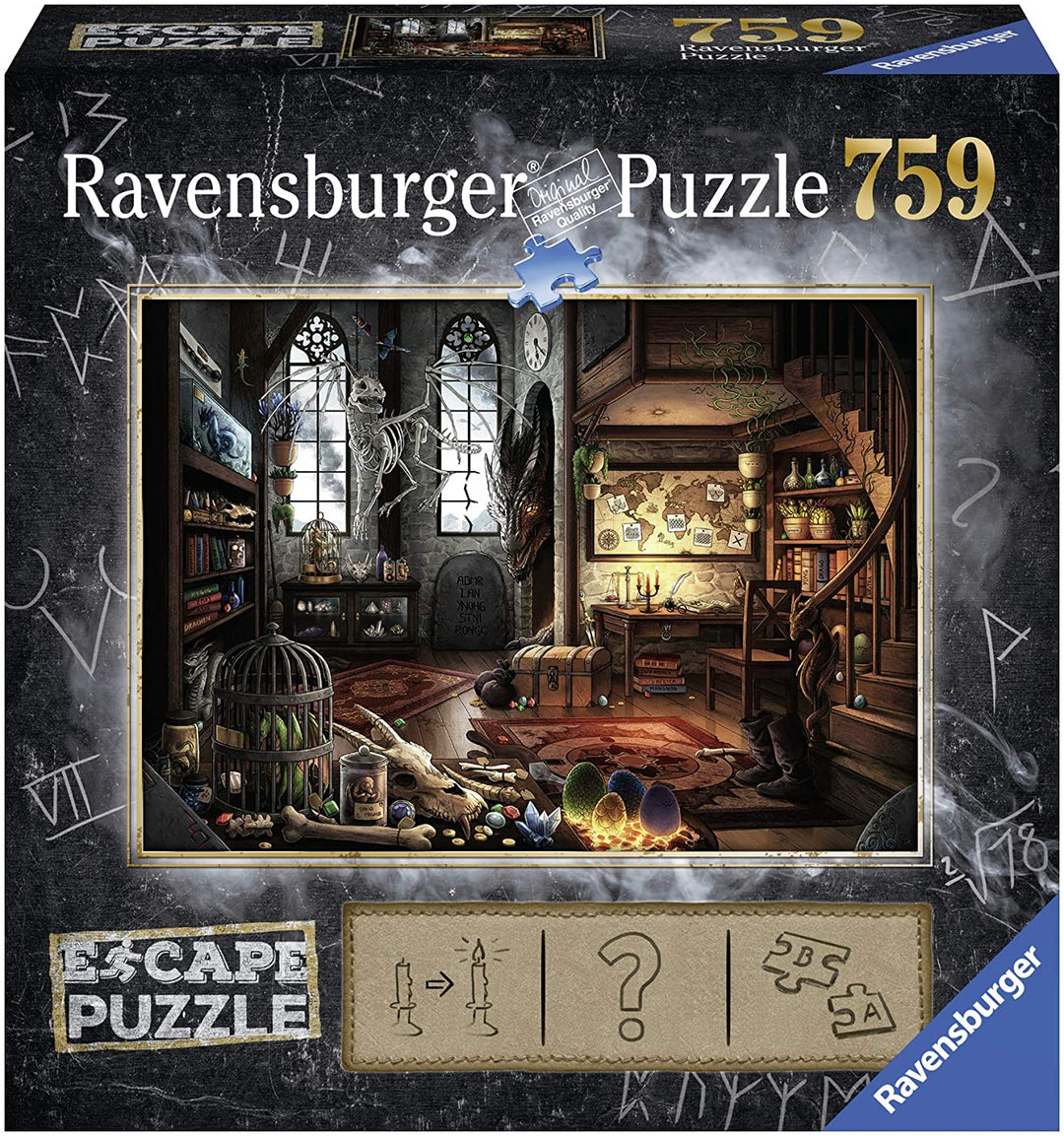 Ravensburger Puzzle 759 Teile - Escape Puzzle - Drache