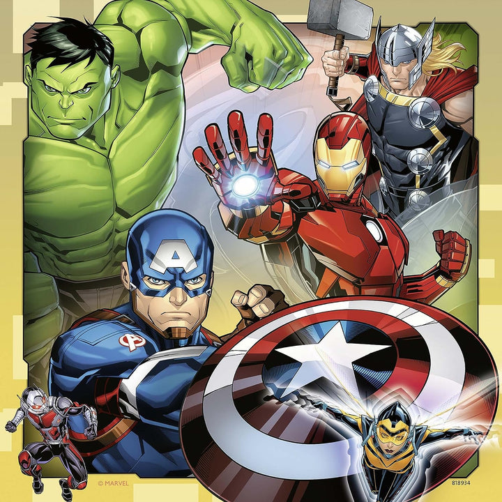 Ravensburger Marvel Avengers Assemble 3 x 49 Piece Jigsaw Puzzles for Kids Age 5 Years Up