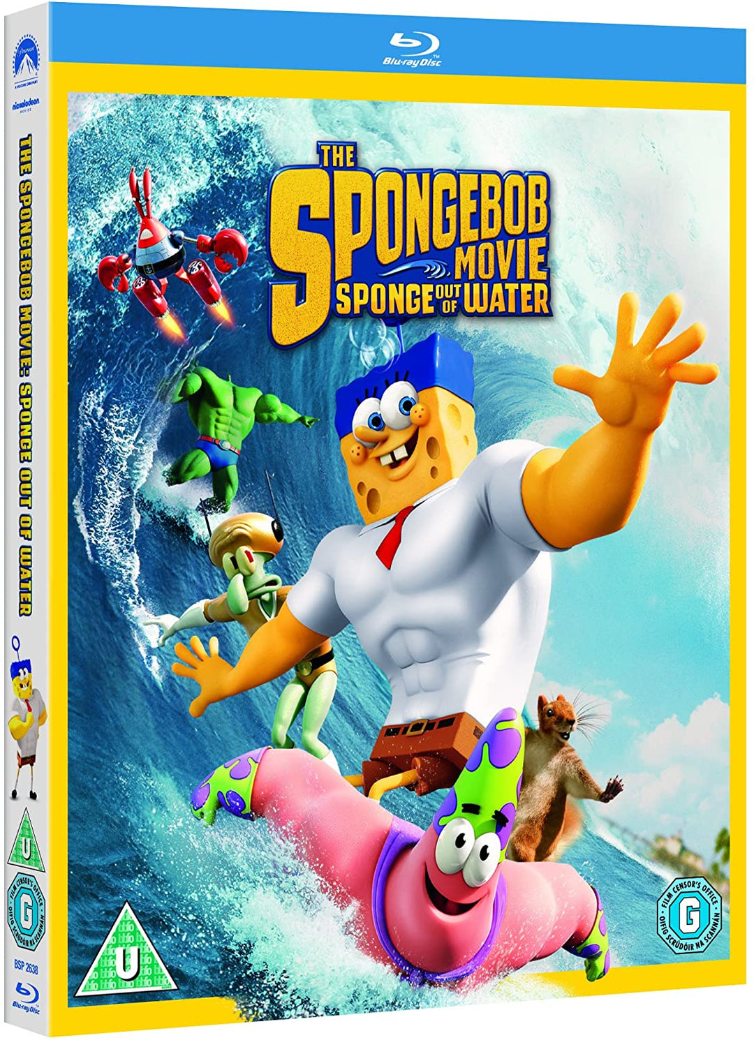 The Spongebob Movie: Sponge Out of Water [Region Free] - Family/Comedy [DVD]