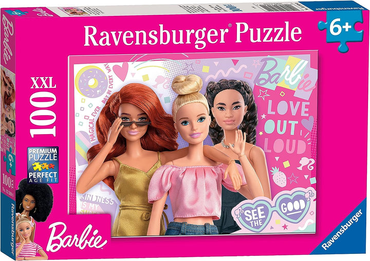 Ravensburger Barbie 100-teiliges Puzzle für Kinder ab 6 Jahren – extra große Teile