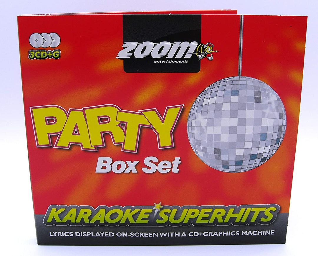 Zoom Karaoke CD+G - Party Superhits - Triple CD+G Karaoke Pack [Audio CD]