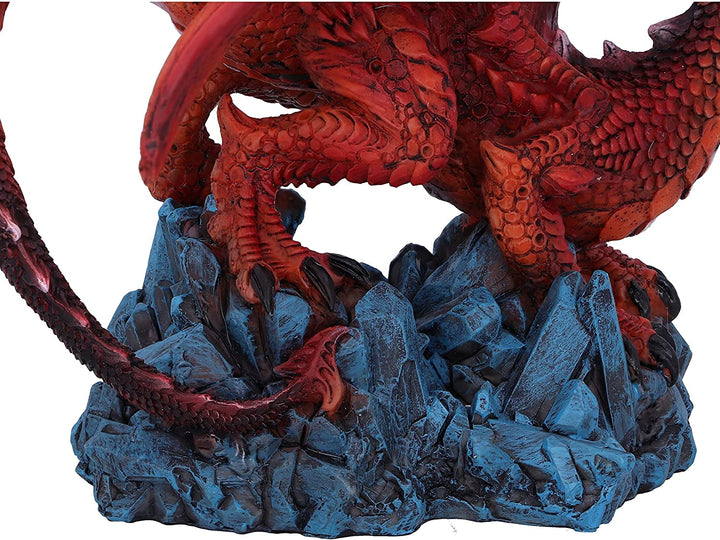 Nemesis Now Crimson Guard Dragon Figurine 16.5cm, Red, U5543T1