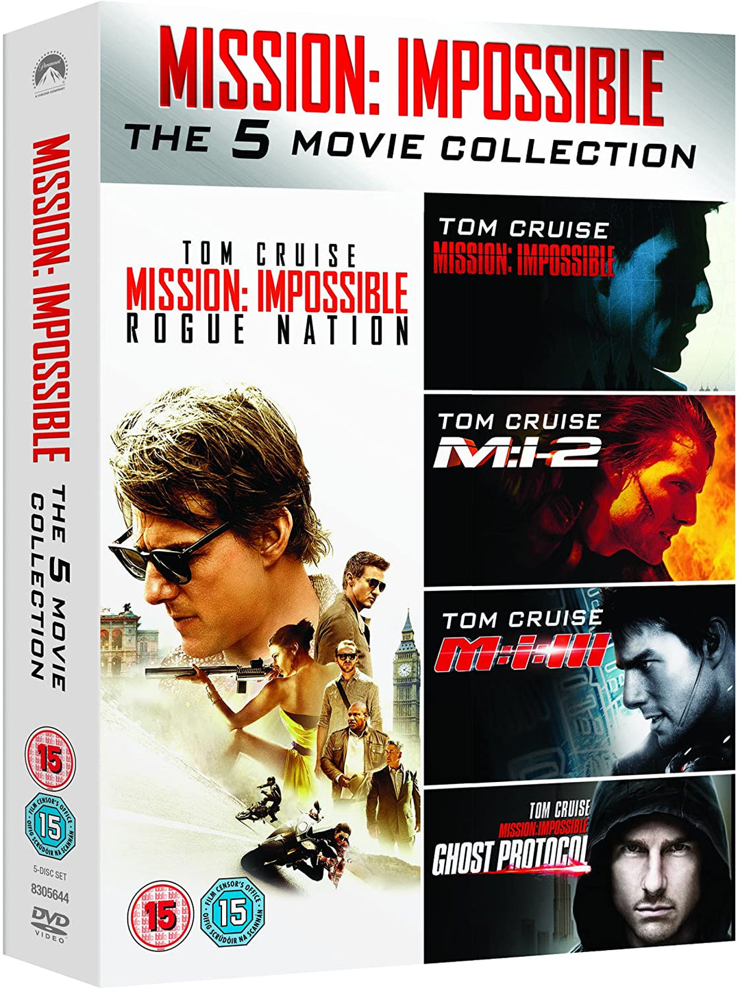 Mission Impossible 1-5 - Action/Thriller [DVD]
