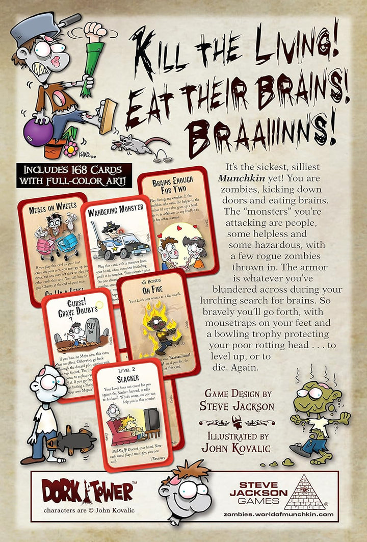 Steve Jackson Games – Munchkin: Zombies – Brettspiel