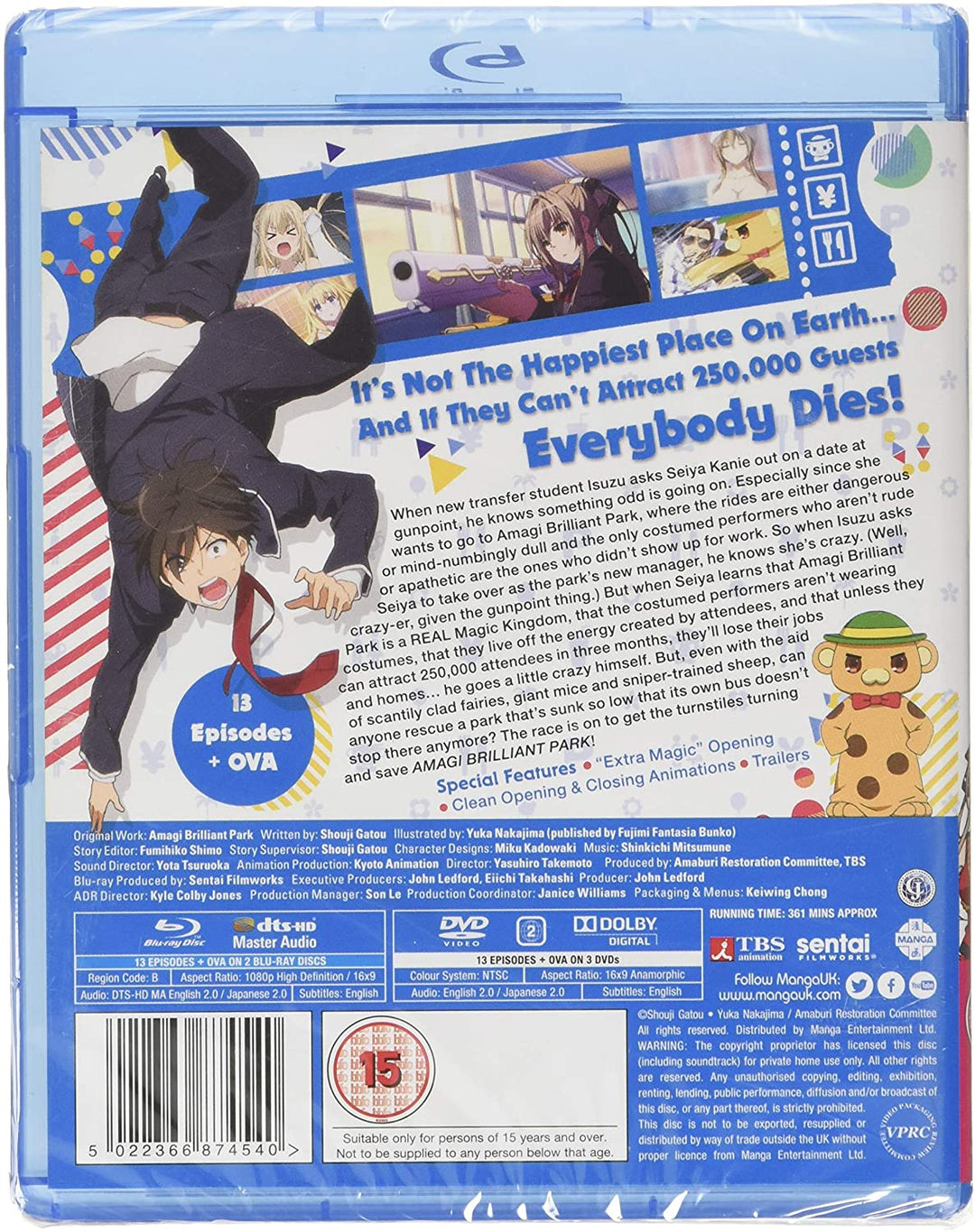 Amagi Brilliant Park Komplette Staffel 1-Sammlung – [Blu-Ray]