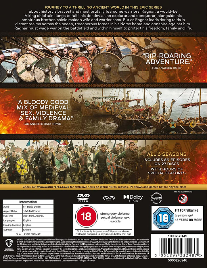 Vikings: The Complete Series  [2013] [DVD]