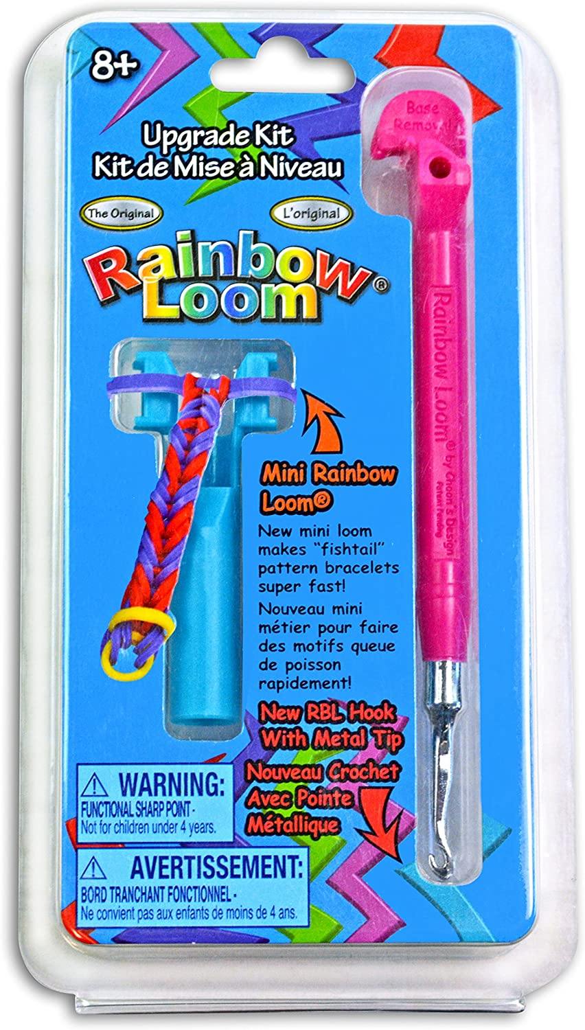 Rainbow Loom 494 RA0001 Metal Hook Tool Upgrade Kit with Anti Counterfeit Code (Pink) - Yachew