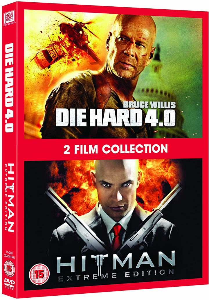 Hitman / Die Hard 4.0 Double Pack - Action/Thriller [DVD]