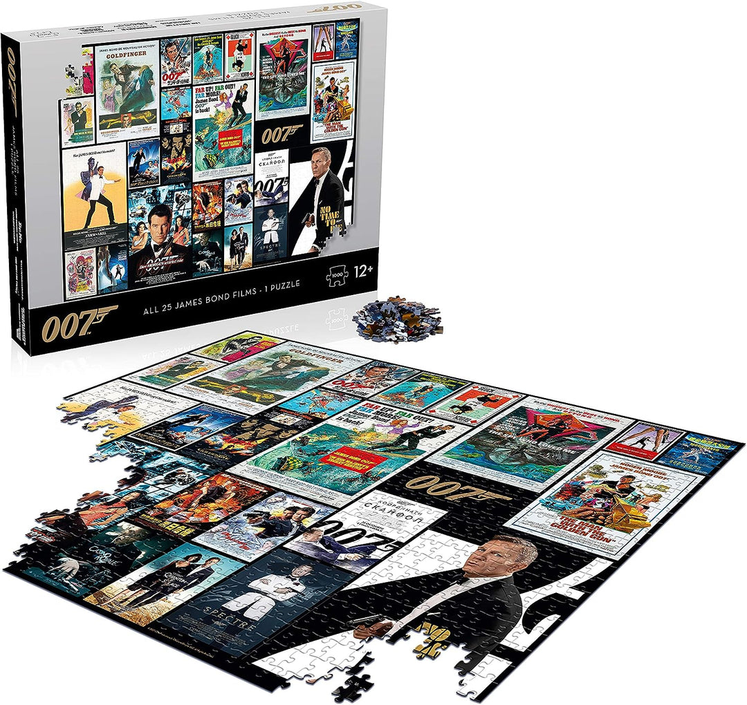 James Bond Puzzle Actor Debut 1000 Piece Jigsaw Puzzle Game