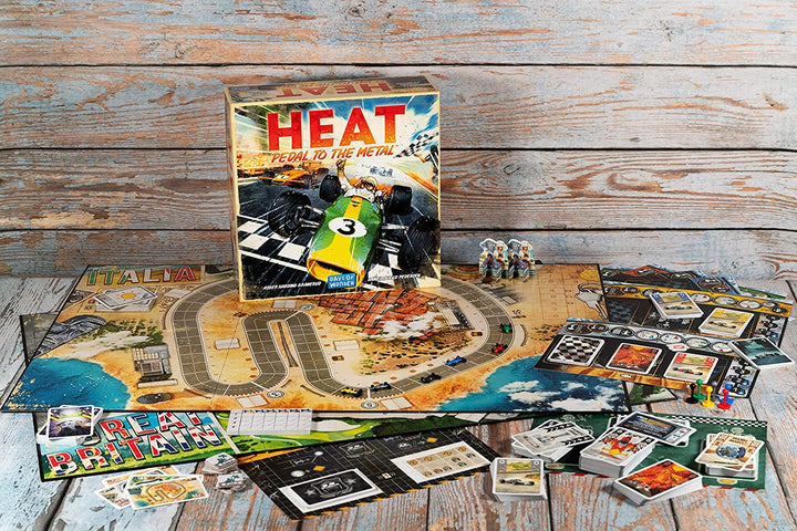 Days of Wonder | Heat: Pedal to the Metal | Racing Game | Ages 10+ | 1-6 Players