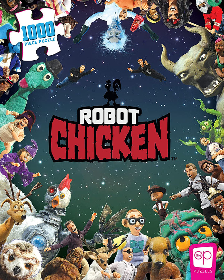 USAopoly Robot Chicken “It was Only a Dream” 1000 Piece Jigsaw Puzzle 19" x 27"