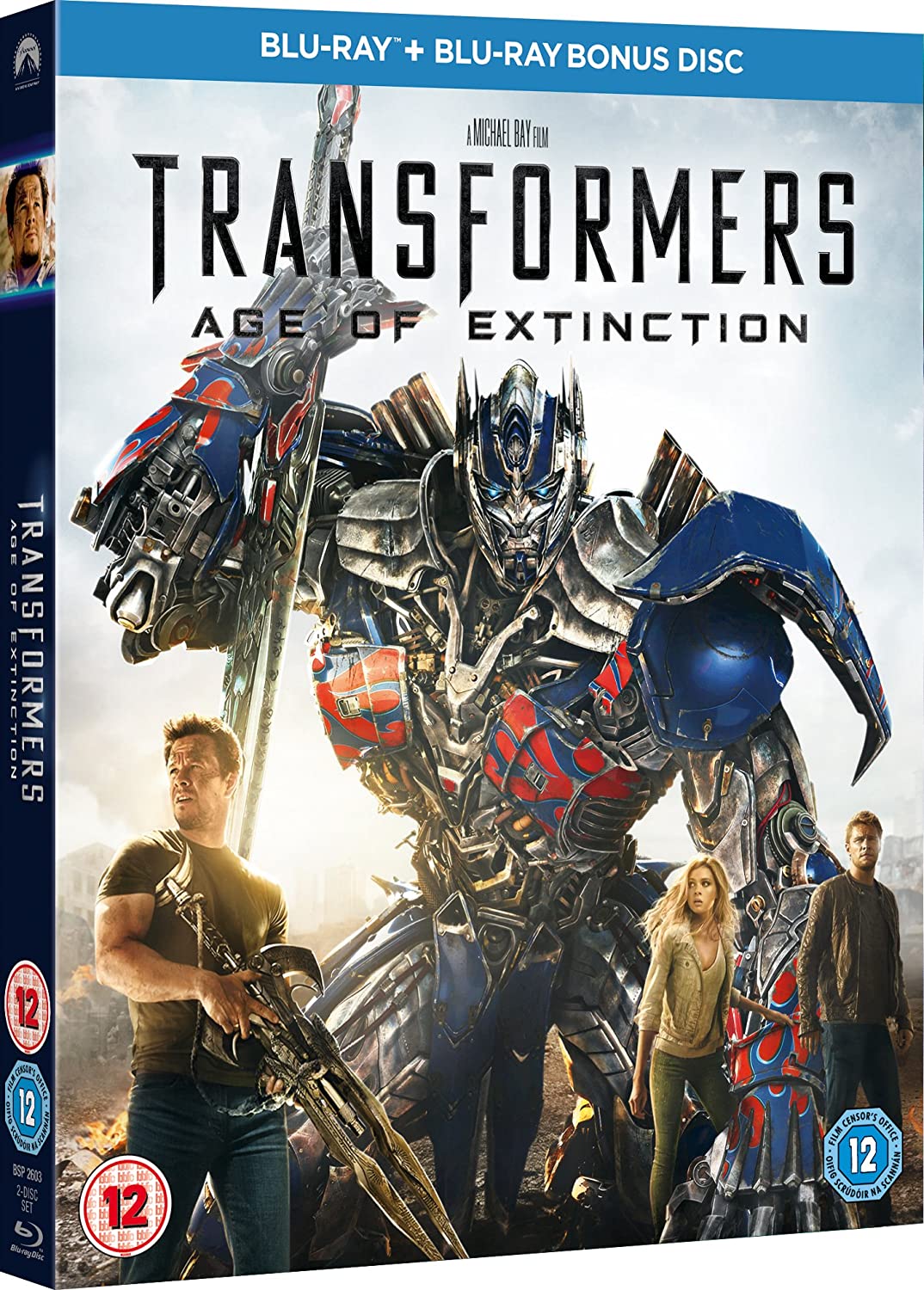Transformers: Age of Extinction [Blu-ray + Bonus Disc] [Region Free]