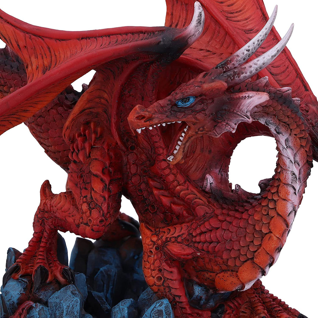 Nemesis Now Crimson Guard Dragon Figurine 16.5cm, Red, U5543T1