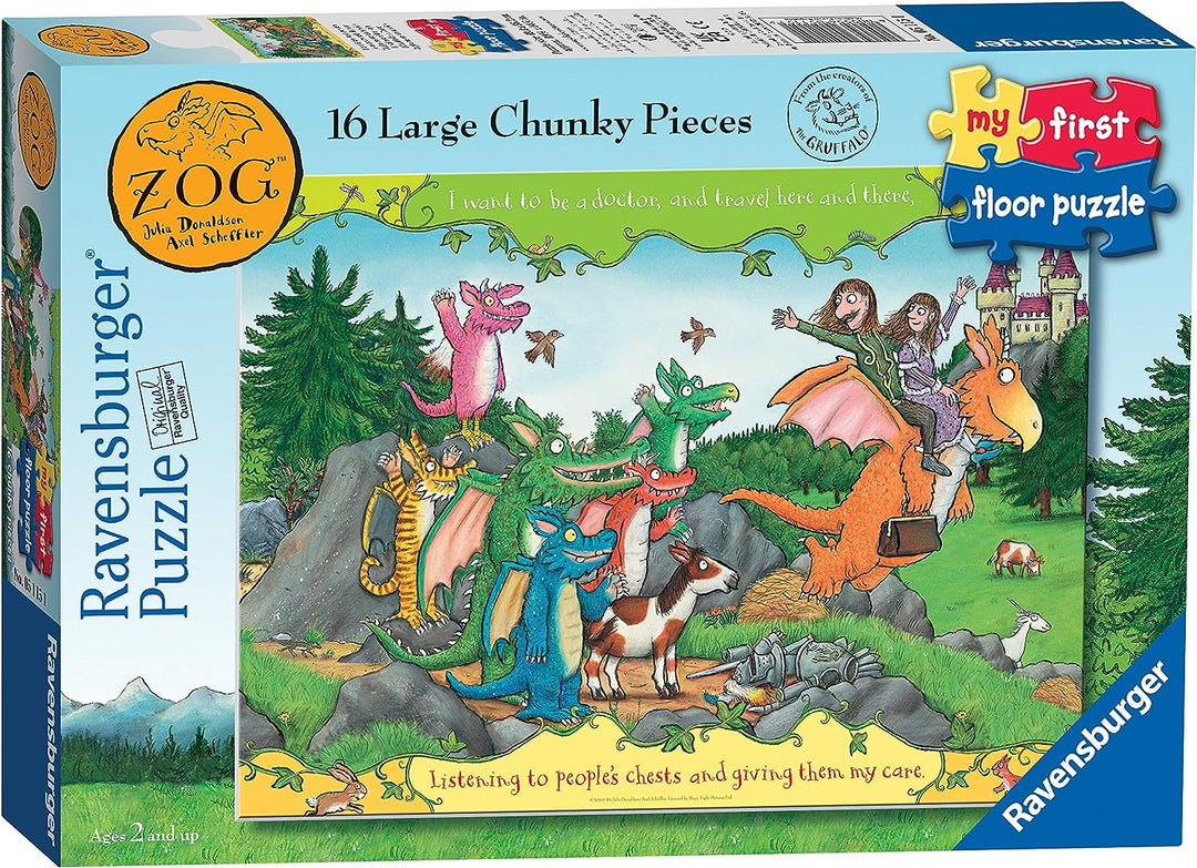Ravensburger Zog - My First Floor Puzzle - 16 Piece Jigsaw Puzzles for Kids