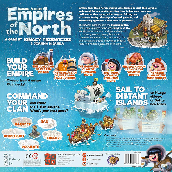 Portal Games POG023 Imperial Settlers: Empires of The North, Mixed Colours