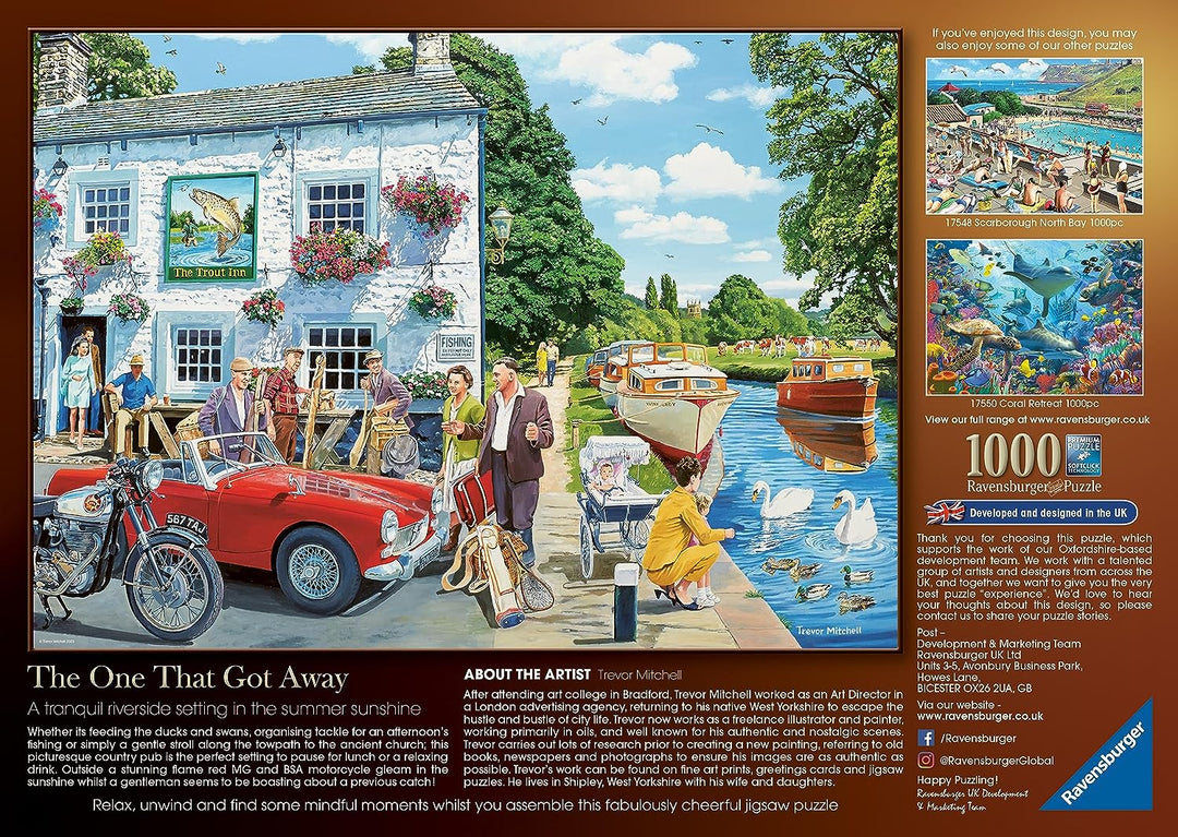 Ravensburger 17556 One That Got Away 1000 Piece Jigsaw Puzzle for Adults and Kids