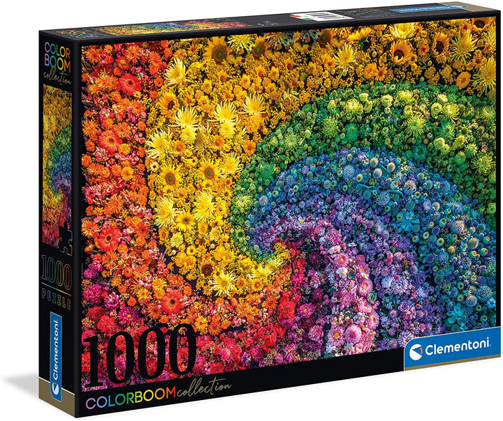 Clementoni 39594, Color Boom Whirl Puzzle für Kinder und Erwachsene – 1000 Teile, ab 10 Jahren