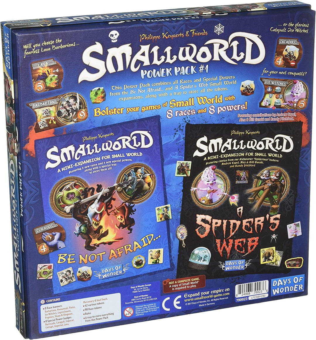 Tage des Wunders | Small World Race Collection: Hab keine Angst und ein Spinnennetz | Brettspiel