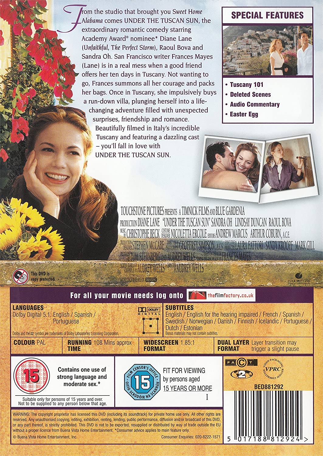 Under the Tuscan Sun - Romance [DVD]