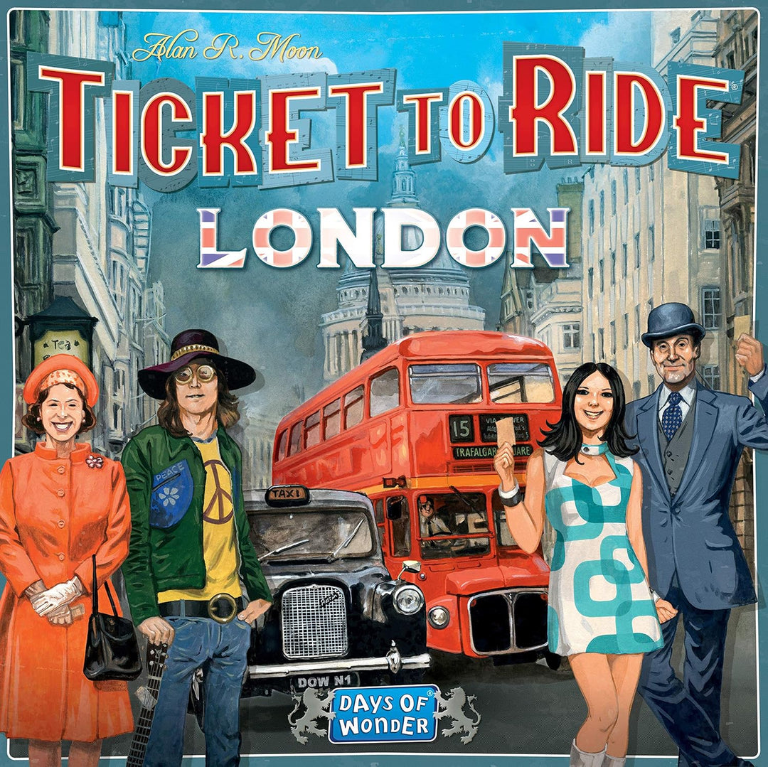 Days of Wonder | Ticket to Ride London Board Game | Ages 8+ | For 2 to 4 players | Average Playtime 10-15 Minutes