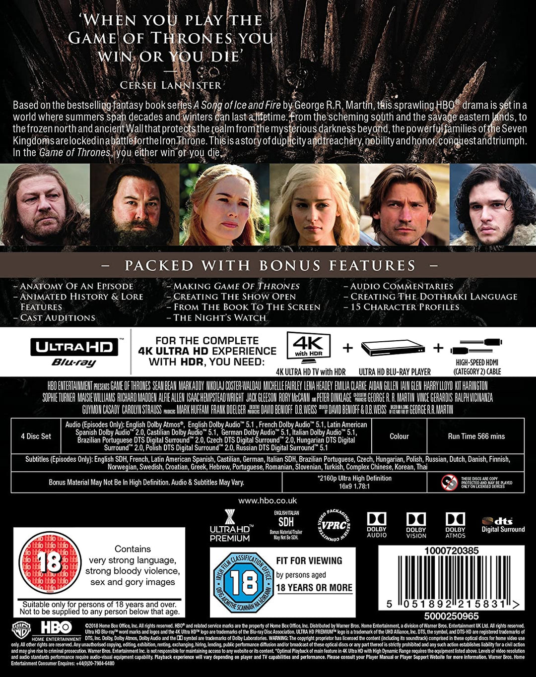 Game of Thrones - Season 1 [Blu-ray]