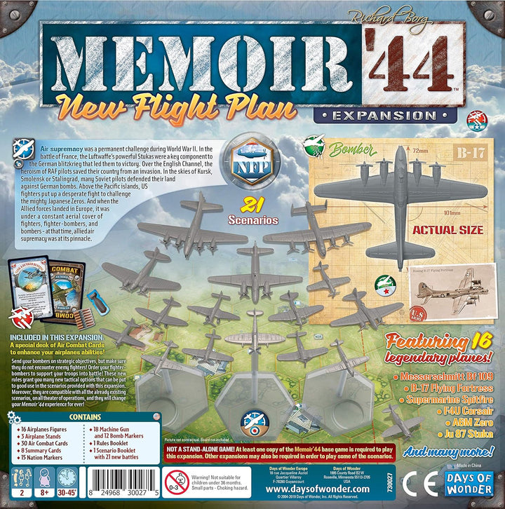 Days of Wonder – Memoir '44: Erweiterung – Neuer Flugplan – Brettspiel