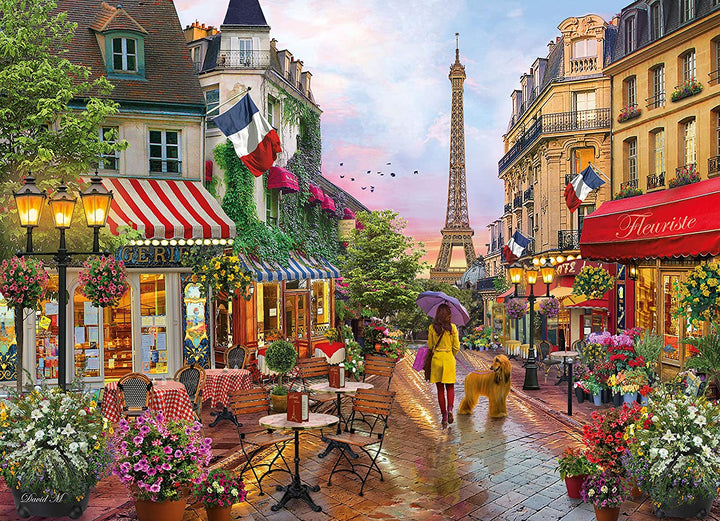 Clementoni - 39482 - Collection Puzzle for Children and Adults -Flowers in Paris-1000 Pieces