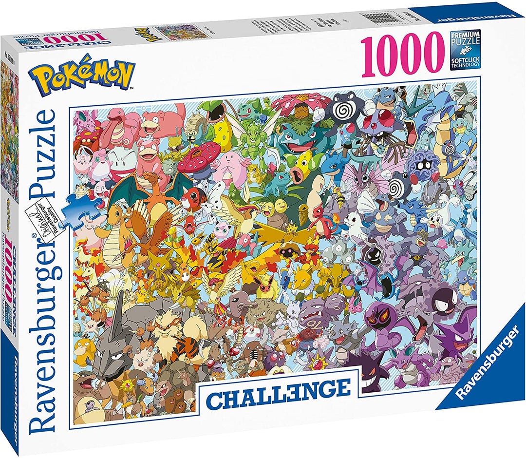 Ravensburger 15166 Challenge - Pokemon, 1000pc