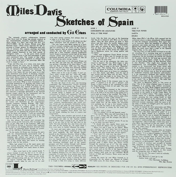 Miles Davis - Sketches Of Spain [VINYL]