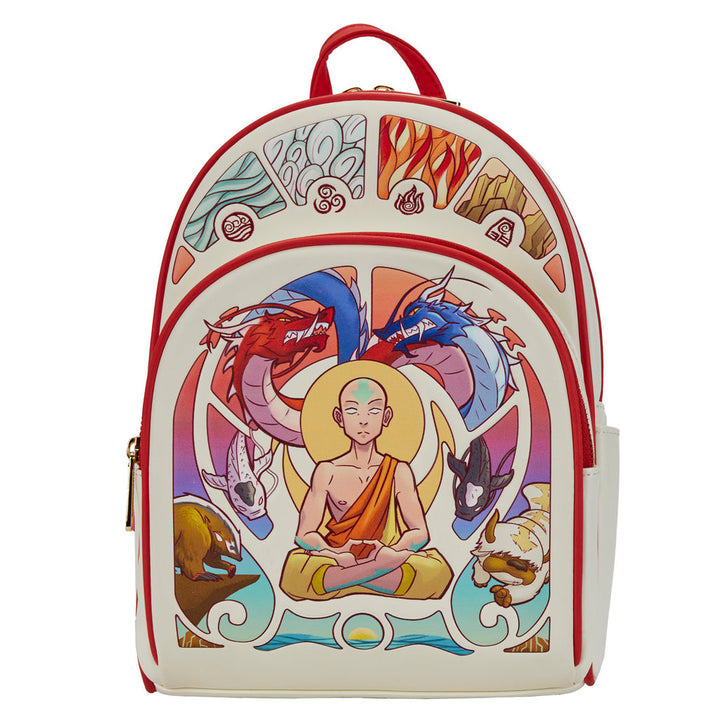 Loungefly Avatar Aang Meditation Glow in the Dark Mini Backpack