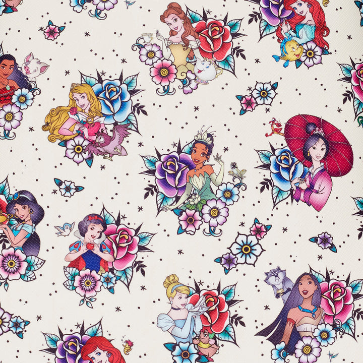 Loungefly Disney Princess Tattoo All Over Print Mini Backpack
