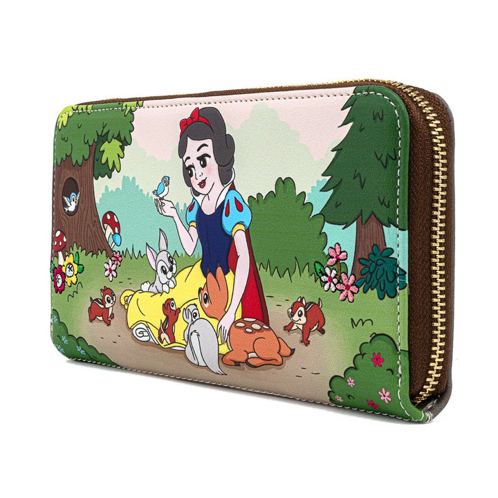 Loungefly Disney Snow White and The Seven Dwarfs Multi Scene Purse / Wallet