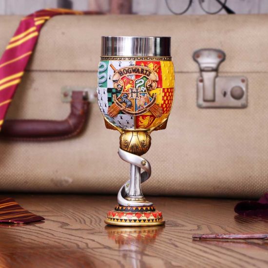 Nemesis Now Harry Potter Golden Snitch Quidditch Collectible Goblet, Resin, Yellow, 19.5cm