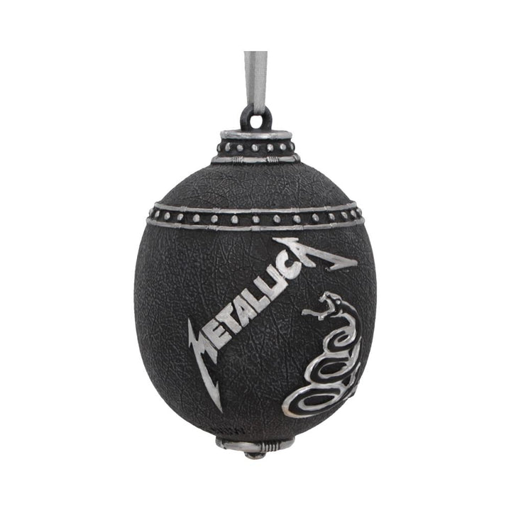 Nemesis Now Officially Licensed Metallica Black Album Hanging Decorative Ornament, 10cm