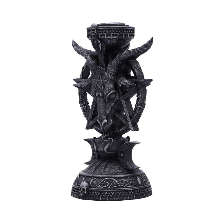 Nemesis Now Light of Baphomet Candle Holder 15.5cm, Black