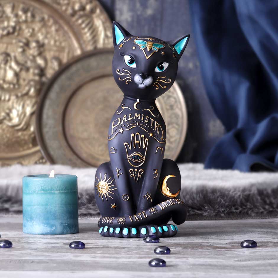 Nemesis Now Fortune Kitty Figurine, Black, 27cm