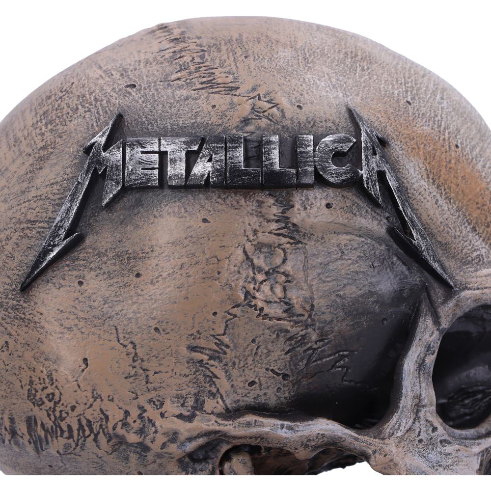Nemesis Now Officially Licensed Metallica Pushead Skull 23.5cm, Cream