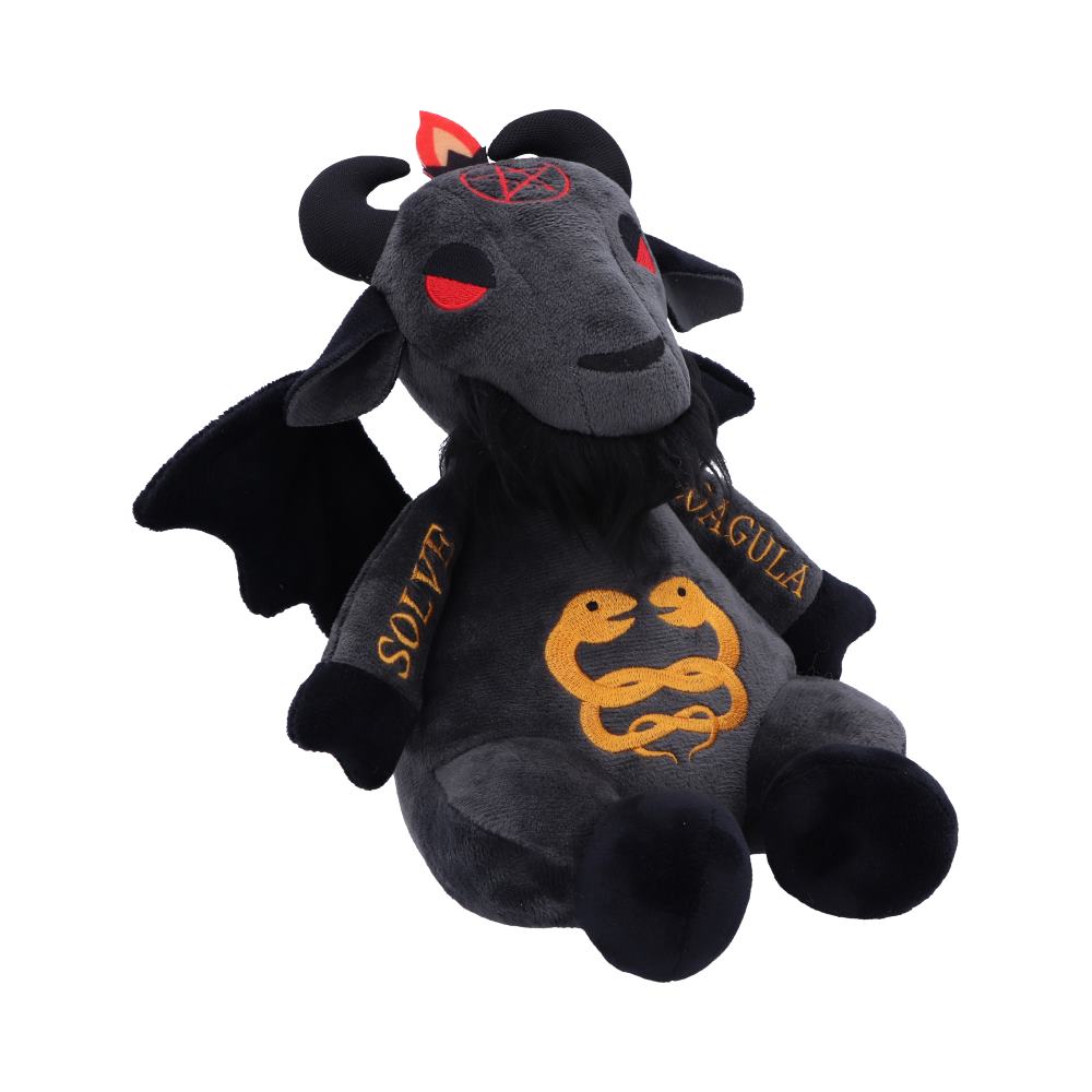 Nemesis Now Fluffy Fiends Baphomet Cuddly Plush Toy 22cm, Black