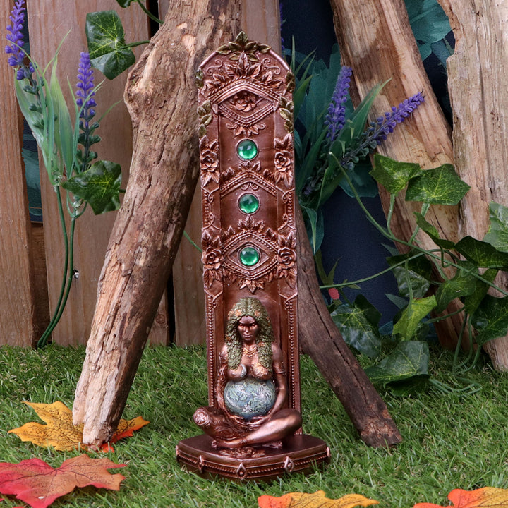 Ethereal Mother Earth Gaia Art Statue Incense Burner