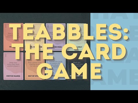 Teabbles-Kartenspiel 