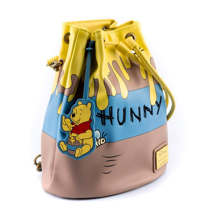 Loungefly Disney Winnie the Pooh 95th Anniversary Honeypot Convertible Bucket Backpack