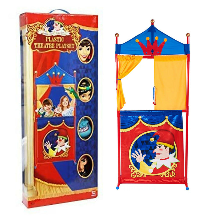 Yick Wah 7309/5 Hand Puppet Theatre Playset 4 Aladdin Puppets Stage