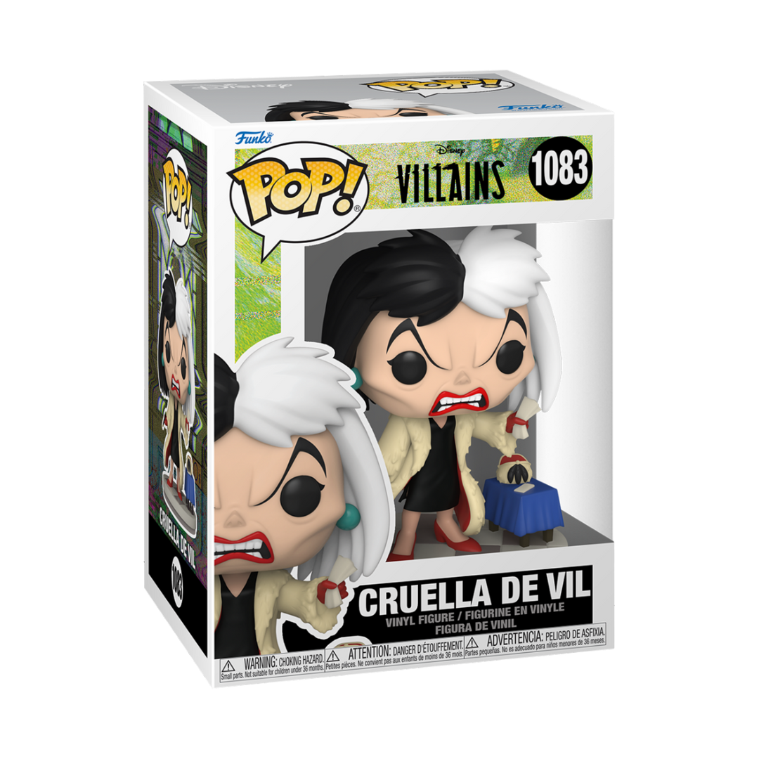 Pop! Disney: Villains - Cruella de Vil Funko 57349 Pop! Vinyl #1083